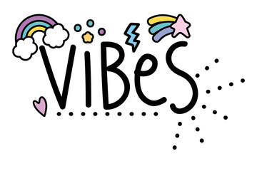 Isolated vibes word vector design