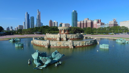 Fototapeta premium Chicago fountain