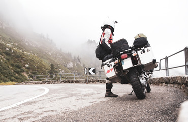 Motorradtour in den Alpen - 282346716