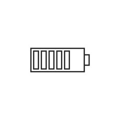 Obraz premium Battery vector icon. Battery vector illustration