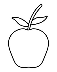 Isolated apple fruit design vector illustration
