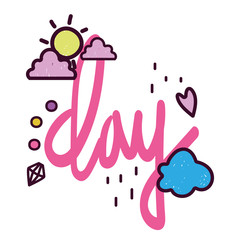Isolated day word vector design
