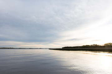 Parana River at Dusk in Buenos Aires, Argentina