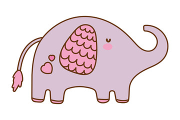 Isolated elephant cartoon vector design