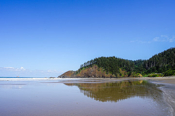 The coast at Ecola Beach in Oregon
