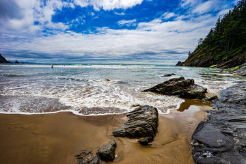 The Oswald West State Park in Oregon