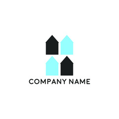 Real estate property logo concept for business corporate sign