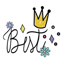 Isolated best word vector design