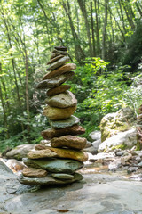 Long exposure photograph of Otter Falls in Seven Devils North Carolina, near Grandfather Mountain, Boone, Banner Elk, and Foscoe
