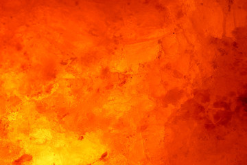 岩塩ランプのクローズアップ