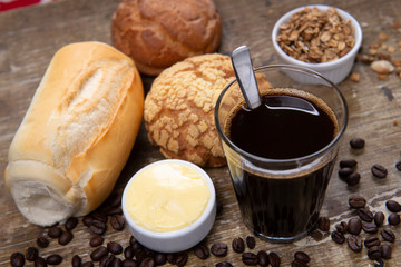 coffee and bread
