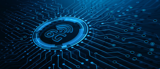 6G Network Internet Mobile Wireless Business concept
