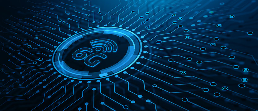 6G Network Internet Mobile Wireless Business concept - Powered by Adobe