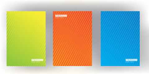 l covers design with Colorful halftone gradients.background template design