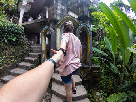 abandoned surrealistic Garden in Xilitla Mexico