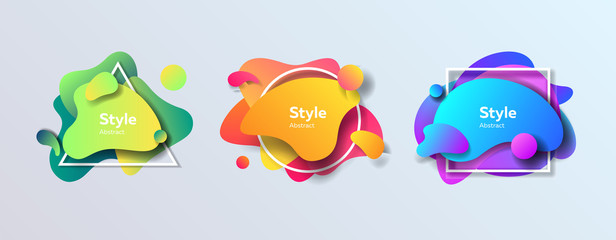 Futuristic geometric shapes