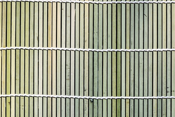 Flattened bamboo napkin top view. Photo image.