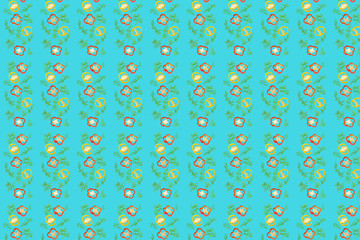 Vivid fresh vegetables pattern texture and background