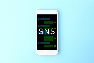 スマホのSNS機能