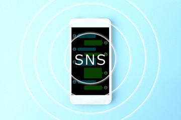 スマホのSNS機能