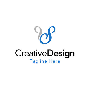 design logo feminime letter S abstract luxury , design inspiration