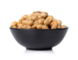 Pile Of Peanuts on White Background