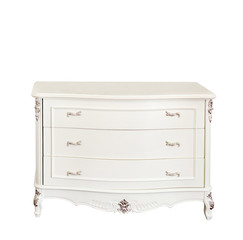 Elegant white commode (dressing table) with beautiful mirror