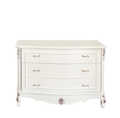 Elegant white commode (dressing table) with beautiful mirror