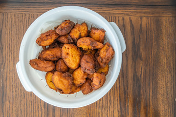 Pile of Tasty deep fried Nigerian Akara ready to eat