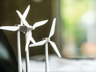 wind turbine on background