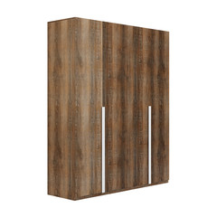 Wardrobe isolated on white background. 3D rendering.