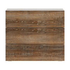Chest of drawers isolated on white background. 3D rendering.