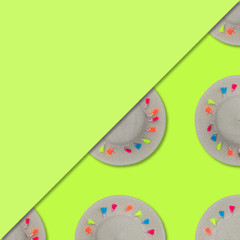 Summer concept template or mock up.