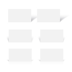 Realistic DL Flyer Mockup. Vector