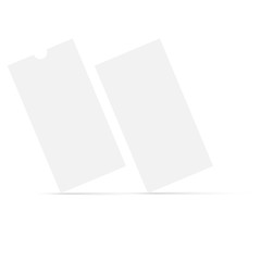 Realistic DL Flyer Mockup. Vector