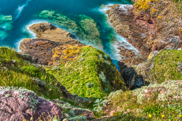 Steep cliffs at Cap Fréhel