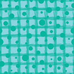 Vector Abstract scribble stripes with polka dots