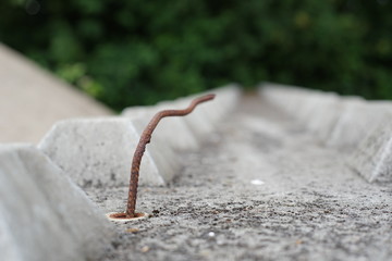 concrete steel worm