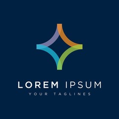 abstract vector logo mark simple minimalist