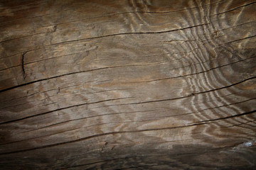 Wooden vintage background, space for design. Wooden texture empty horizontal surface.