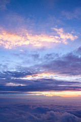 the sky from Mt. FUJI 富士山の空