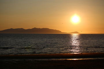 Sunset over Arran