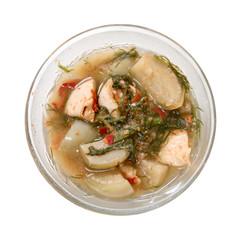 soup with meat and vegetables