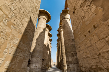 Great Hypostyle Hall in Karnak Temple, Luxor, Egypt