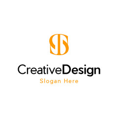 Capital letter ST. ST logo. Abstract letter ST logotype. Creative minimalism logotype. Universal modern geometric linear logo idea.