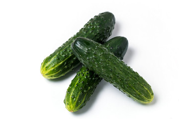 cucumber isolated on a white background