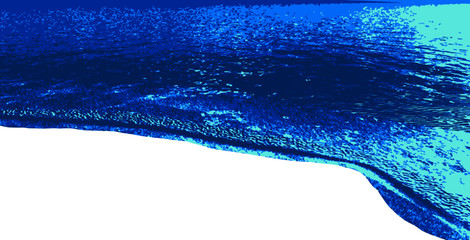 The sea of the calm made in 3D Render