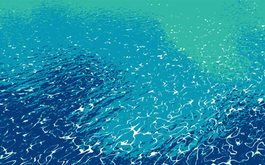 The sea of the calm made in 3D Render