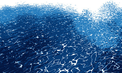 The sea of the calm made in 3D Render