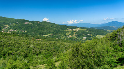 Obraz premium Mountain landscape along Brattello pass